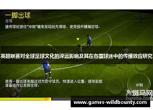 英超联赛对全球足球文化的深远影响及其在各国球迷中的传播效应研究